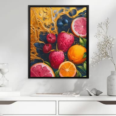 Contemporary canvas art prints with modern compositions and bold color
