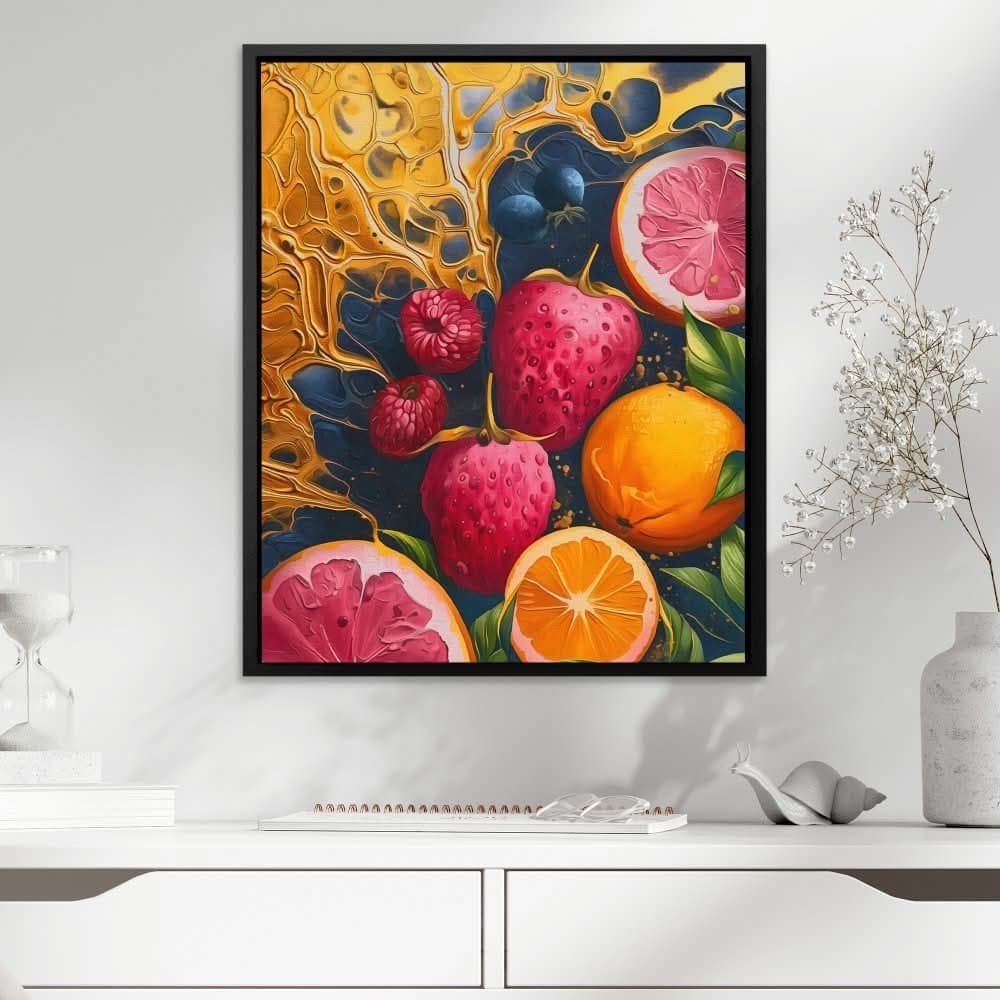 Contemporary canvas art prints with modern compositions and bold color