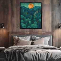 Bedroom canvas wall art prints in calming and bold statement styles