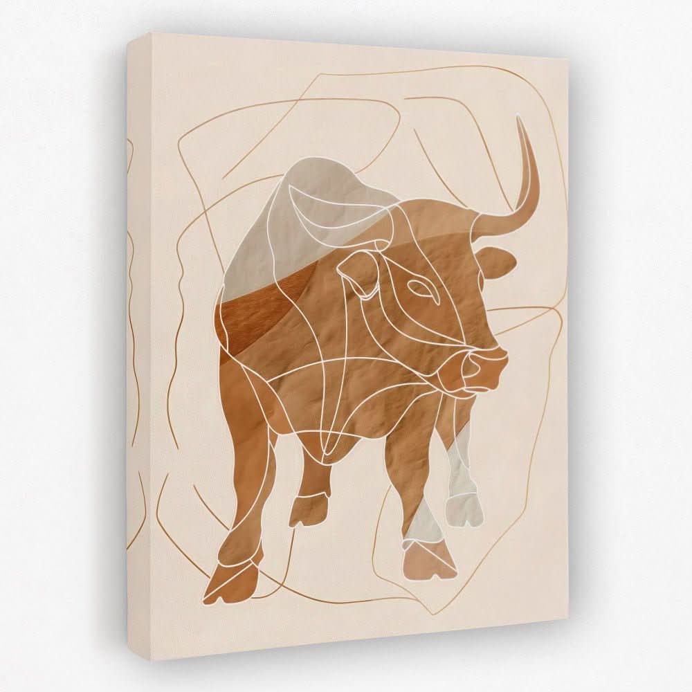 Animal canvas wall art prints featuring bold wildlife portraits
